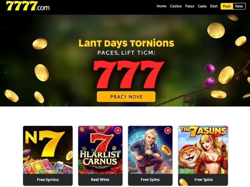 Welcome to the official www 777 com login.com promotional site, your gateway to premium gambling experiences. Explore exclusive slot games, live dealer tables, and real money bonuses at one of the leading online casinos.