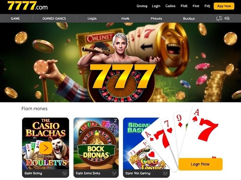 Welcome to the official www 777 com login.com promotional site, your gateway to premium gambling experiences. Explore exclusive slot games, live dealer tables, and real money bonuses at one of the leading online casinos.